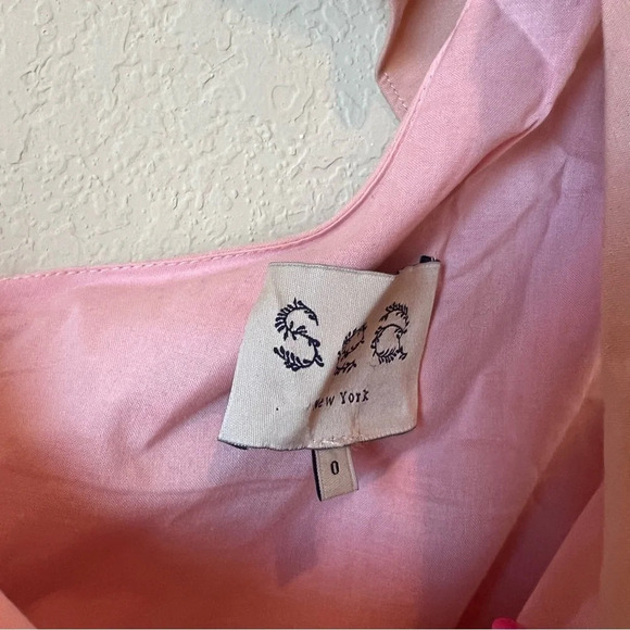 Sea Asymmetric Pleated One-shoulder Bow Top - Picture 4 of 8